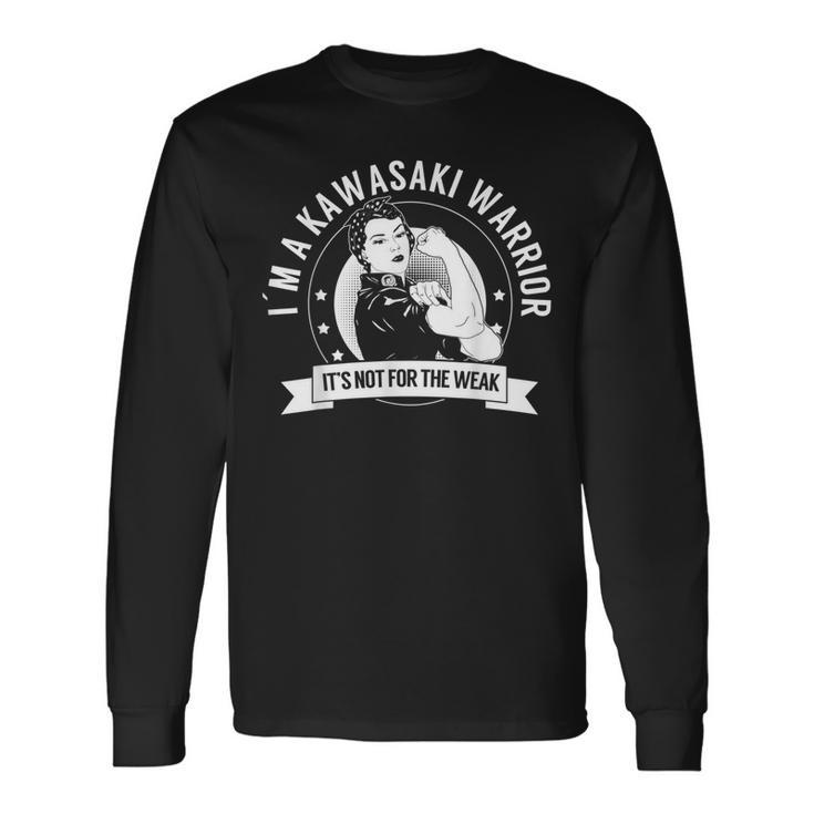 Kawasaki Warrior Nftw Kawasaki Disease Awareness 長袖Tシャツ