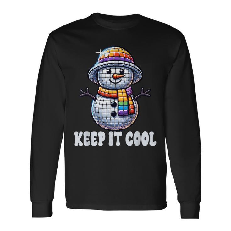 Keep It Cool Disconowman Retro Funky Holidayibes 長袖Tシャツ