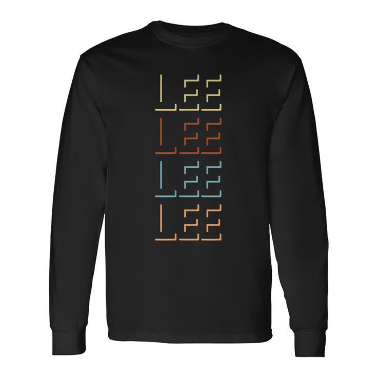Lee First Name My Personalized Named 長袖Tシャツ