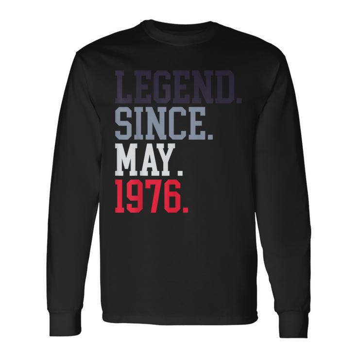 Legendince May 1976 メンズ レディース 1976年5月 長袖Tシャツ