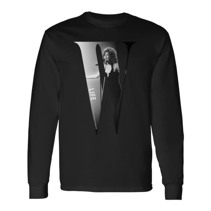 Life Picture Collection _ ホイットニー ヒューストン1 長袖tシャツ 長袖Tシャツ