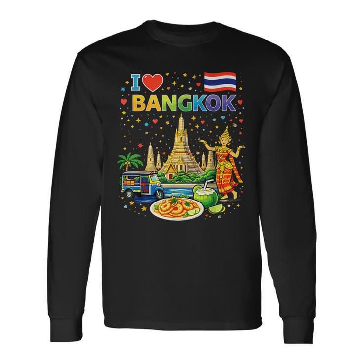 I Love Bangkok タイ旅行お土産 長袖Tシャツ