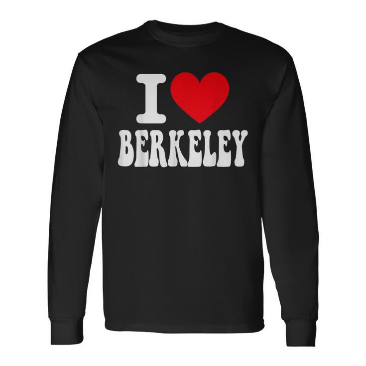 I Love Berkeley California Heart お土産 Ca City Pride 長袖Tシャツ