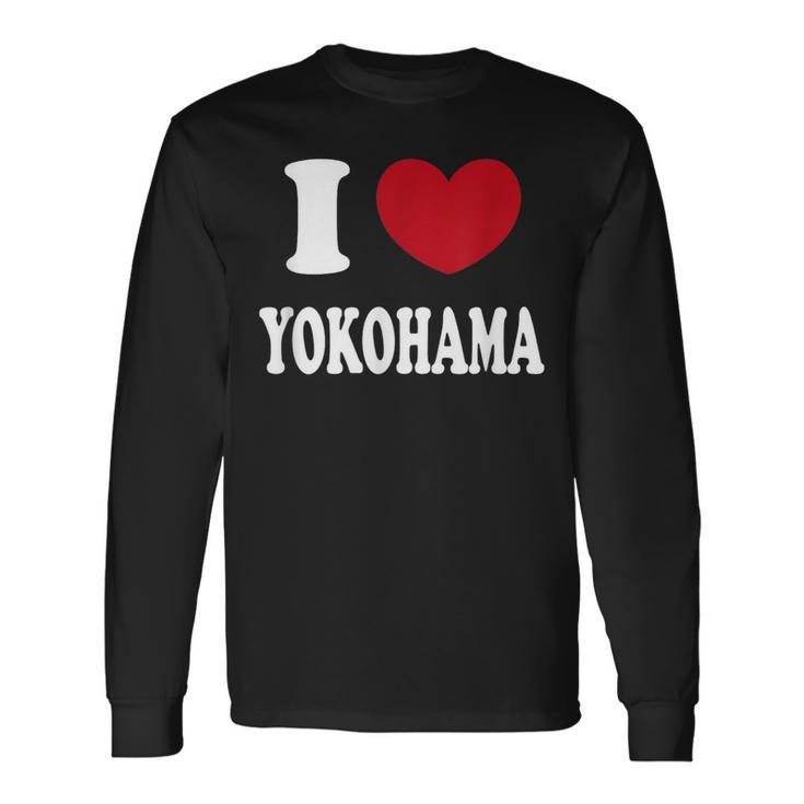 I Love Yokohama アイ・ラブ・ヨコハマ 長袖Tシャツ