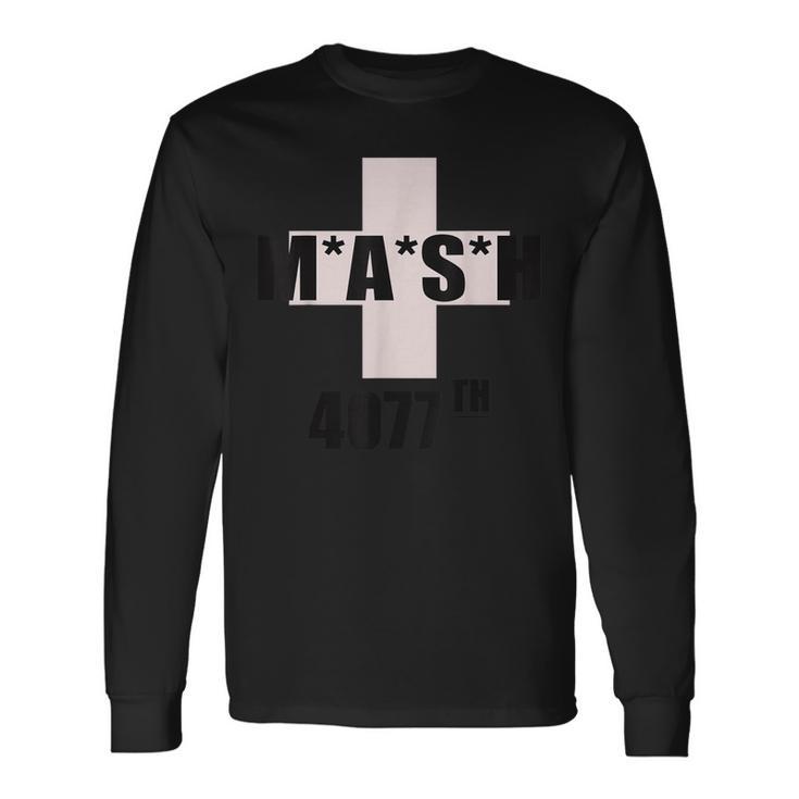 MASH 4077Th ヴィンテージ メンズ&レディース 長袖Tシャツ