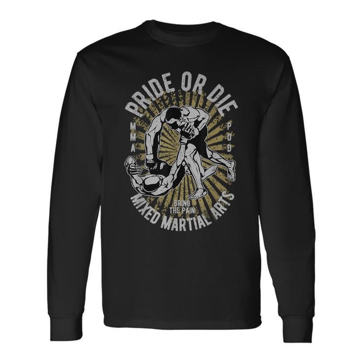 Mmaプライド-総合格闘技 長袖Tシャツ