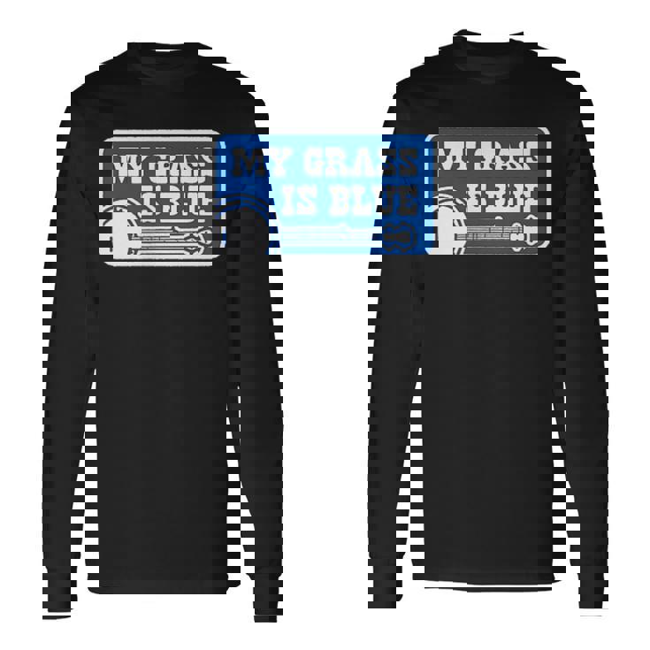 My Grass Is Blueintage Bluegrass 長袖Tシャツ ギフトのアイデア