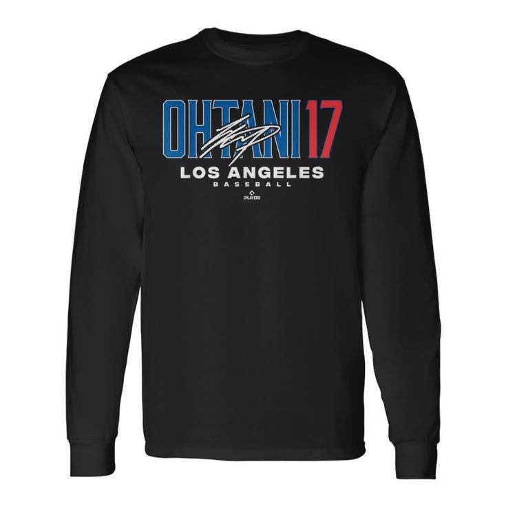 Name Number Cityhohei Ohtani 17 Los Angeles Baseball Mlbpa 長袖Tシャツ