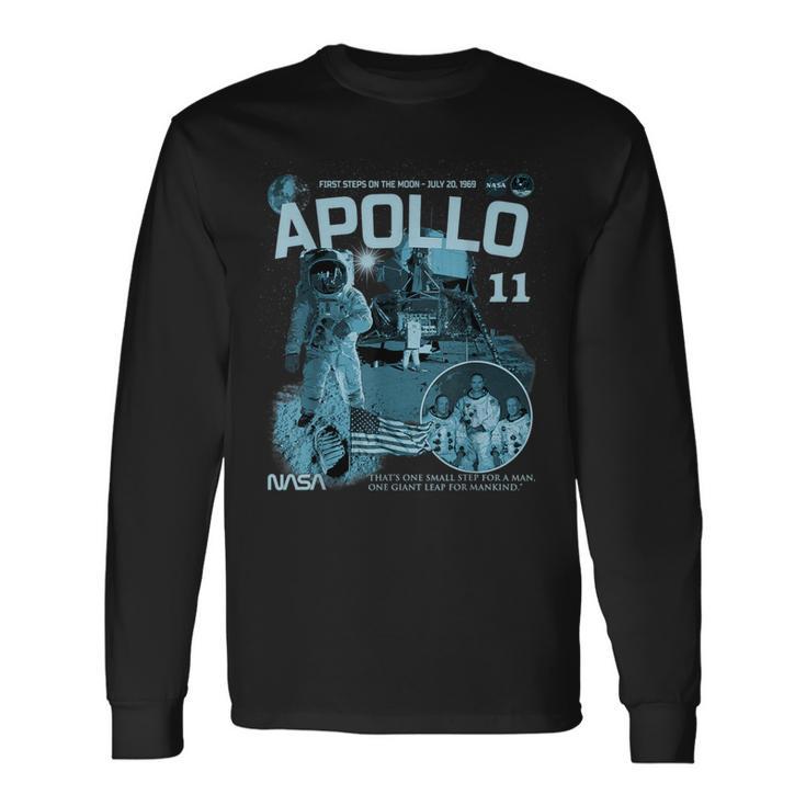 Nasa アポロ 11 号ミッション 1969 年 7 月 20 日 長袖Tシャツ