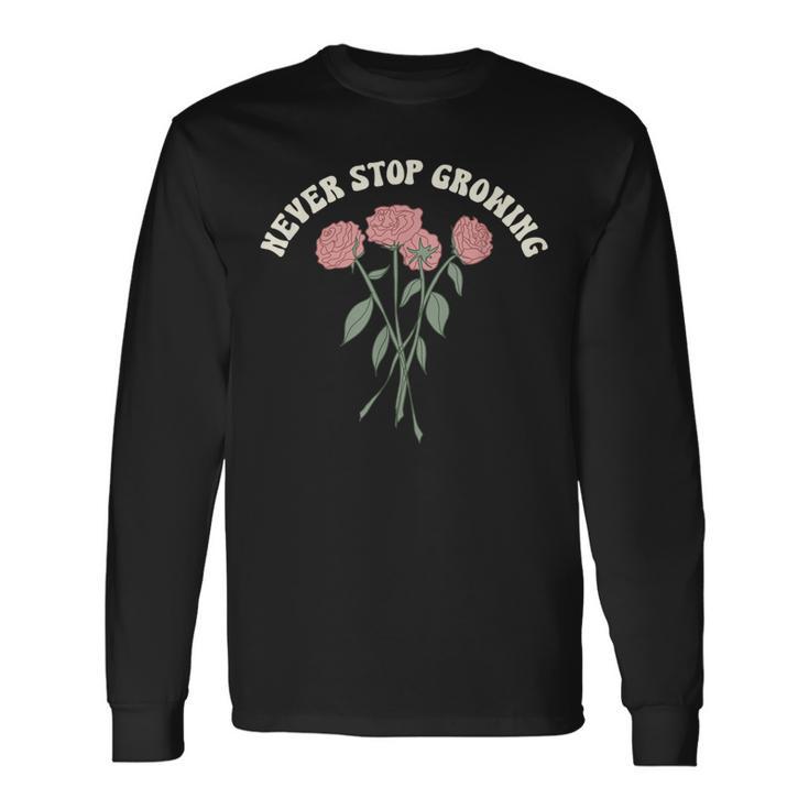 Nevertop Growing Roses 長袖Tシャツ