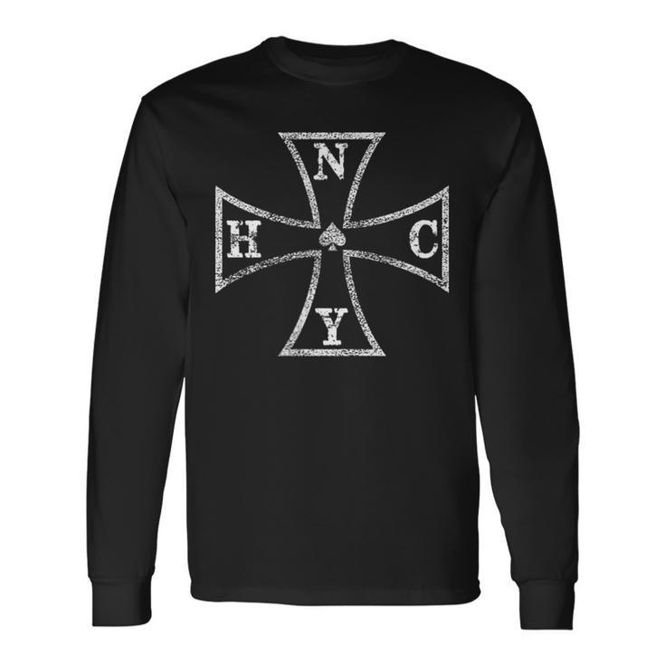 New York Hardcore Nyhc Iron Cross Iron Cross Wwhc 長袖Tシャツ
