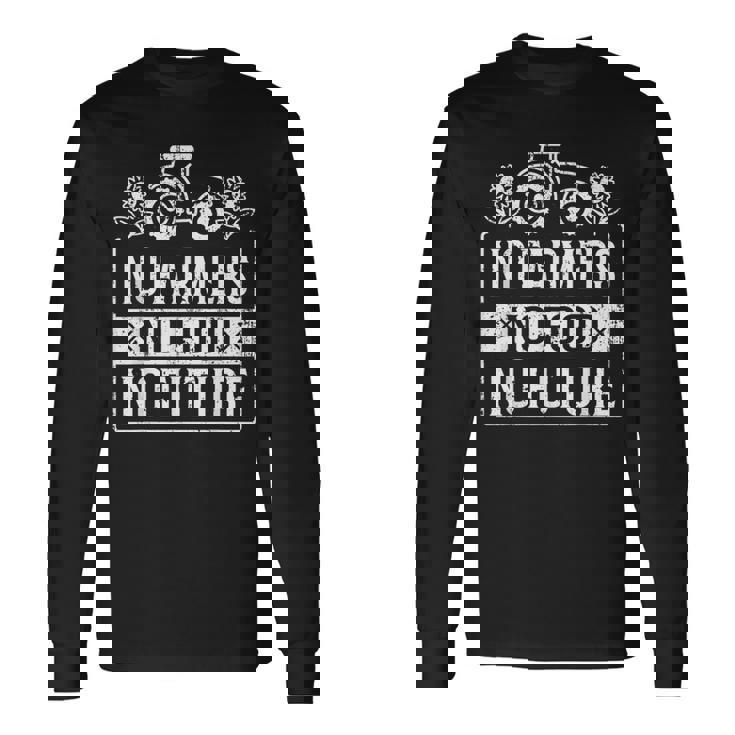 No Farmers No Food No Future ファーマー 農場農場農業 長袖Tシャツ ギフトのアイデア