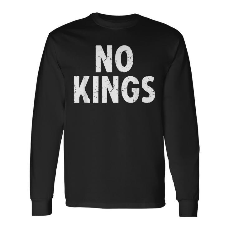 No Kings 長袖Tシャツ