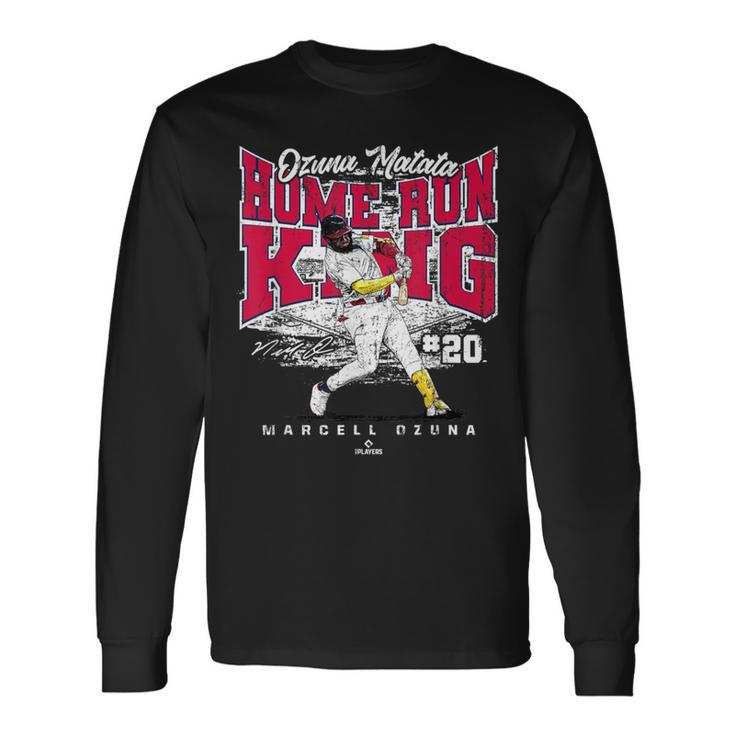 Ozuna Matata Home Run King Marcell Ozuna Atlanta Mlbpa 長袖Tシャツ