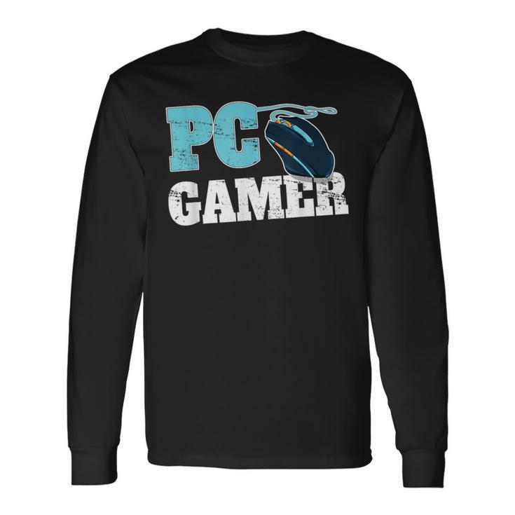 Pc Gamer コンピューターゲームギフト マウスゲーマー用 長袖Tシャツ