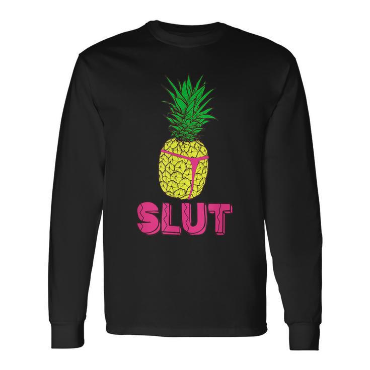 Pineapplelut Tバック 長袖Tシャツ