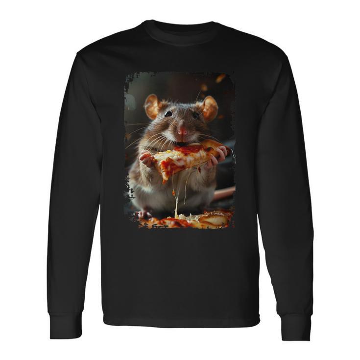 Pizza De Rata Camiseta de manga larga