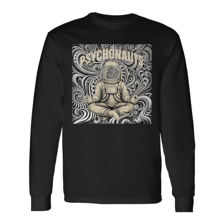 Psychonaut サイケデリック 長袖Tシャツ