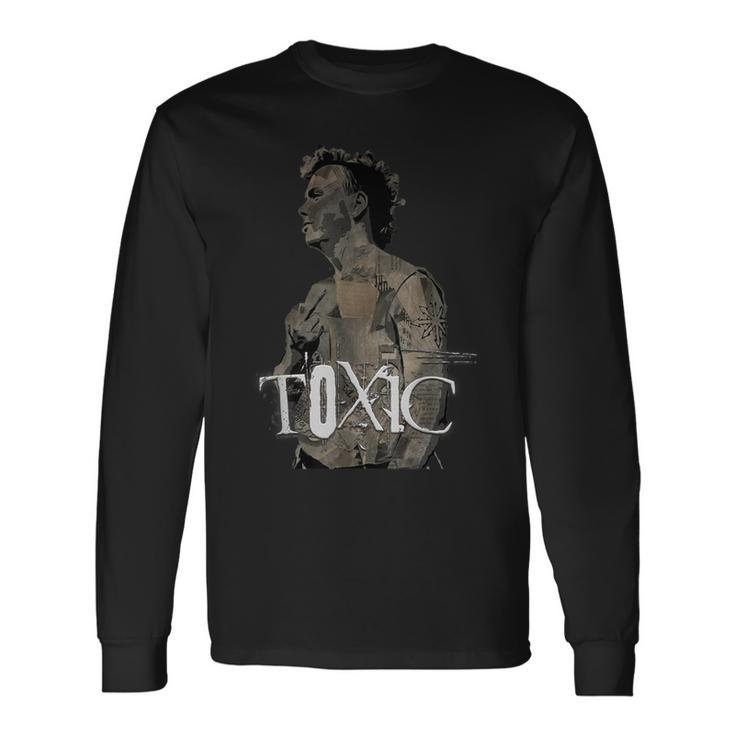 Punk Rock Toxic 1980年代パンクロックミスフィット 長袖Tシャツ