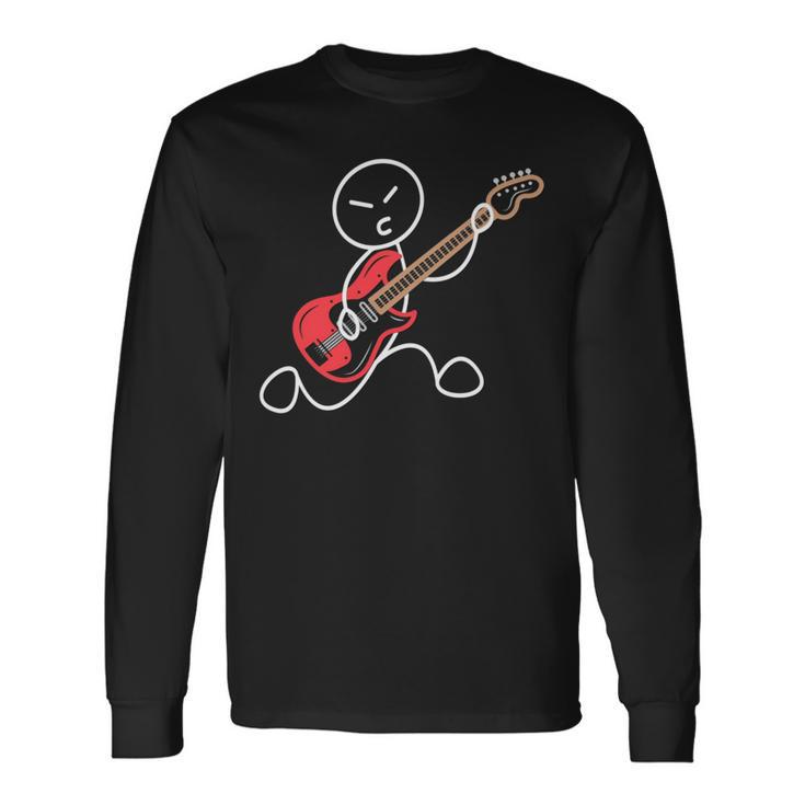 Regalo De Guitarrista Para Guitarras De Guitarrista Manga Larga Camiseta de manga larga