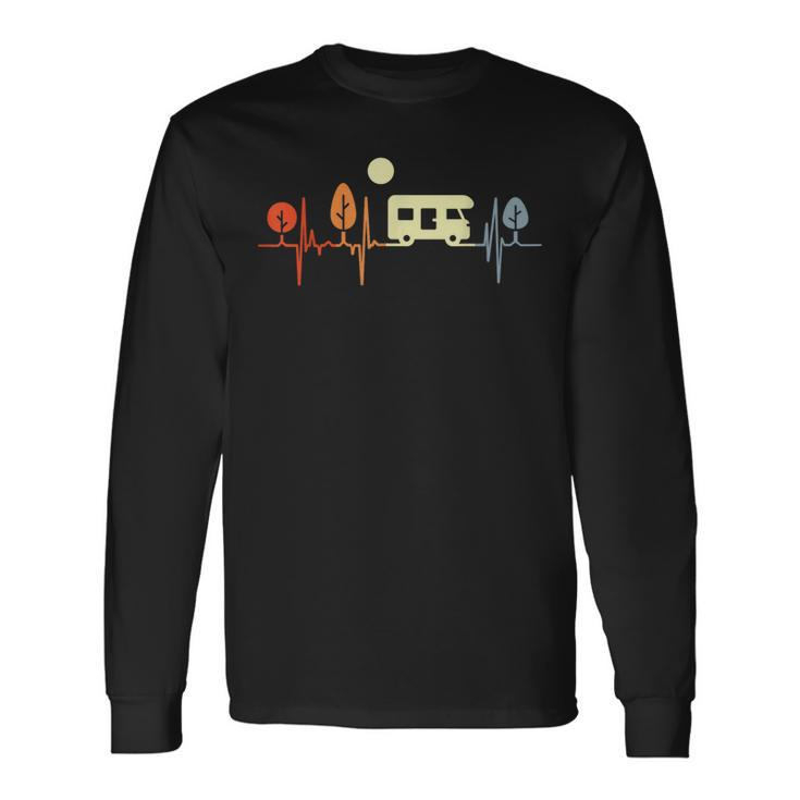 Rvキャンピングカー・ハートビートキャンパー 長袖Tシャツ