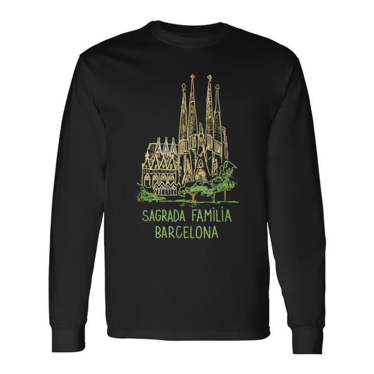 Sagrada Familia Barcelona 長袖Tシャツ