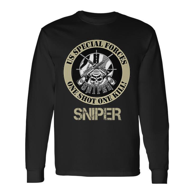 Sas特殊部隊スナイパー退役軍人 7月4日ギフト 長袖Tシャツ