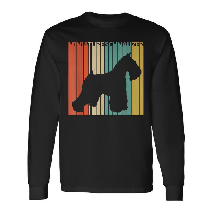 Schnauzer シュナウザー 長袖Tシャツ