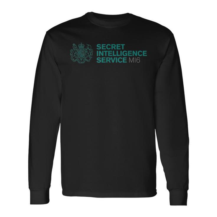 Secret Intelligenceerviceis Mi6 Uk スパイエージェンシー 長袖Tシャツ ギフトのアイデア
