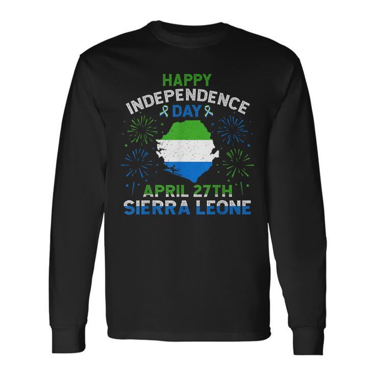 Sierra Leone 65Th Independence Day Sierra Leonean Pride 27Th Long Sleeve T-Shirt