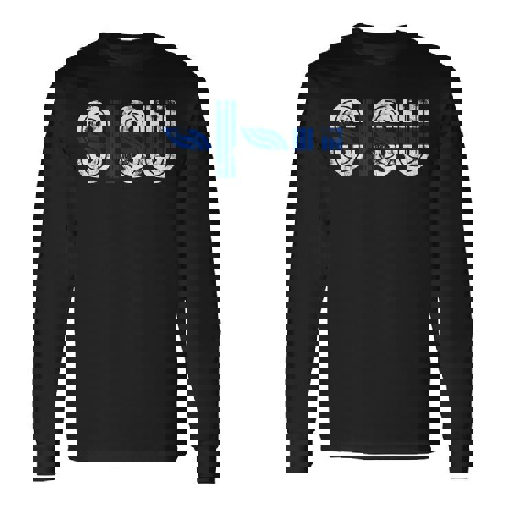 Sisu ノベルティtシャツ フィンランド国旗 スオミ旗 長袖Tシャツ ギフトのアイデア