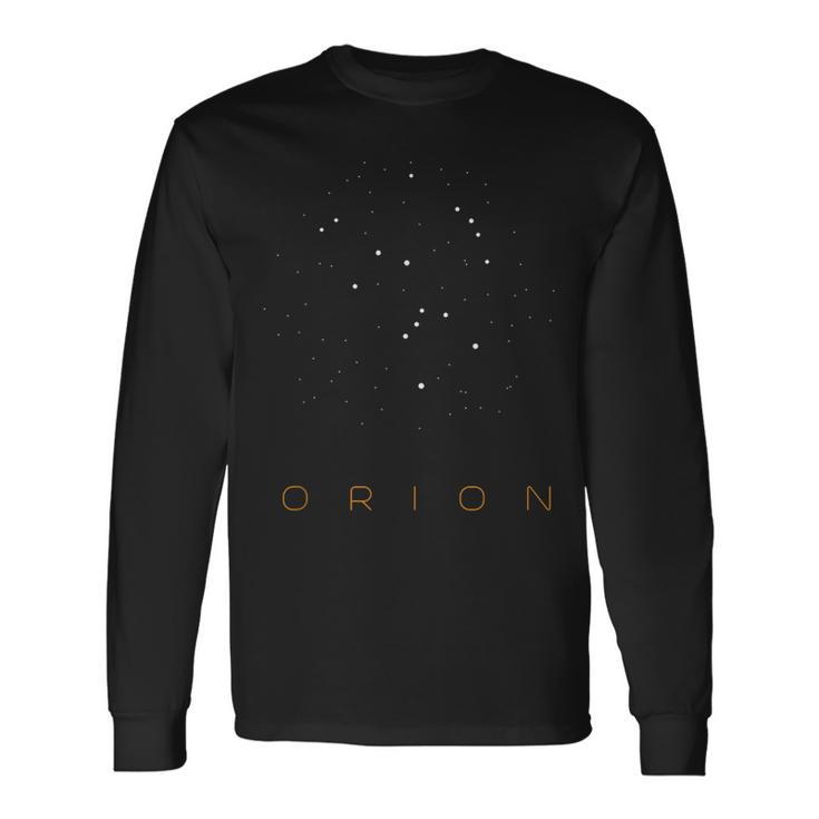 Star Gazing Orion 星座tシャツ 長袖Tシャツ