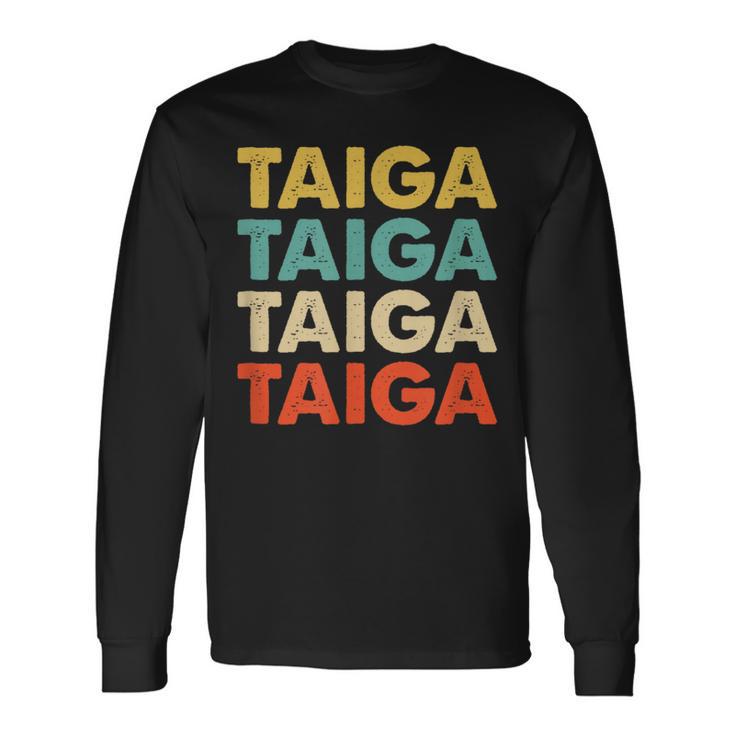 Taiga 大河 長袖Tシャツ