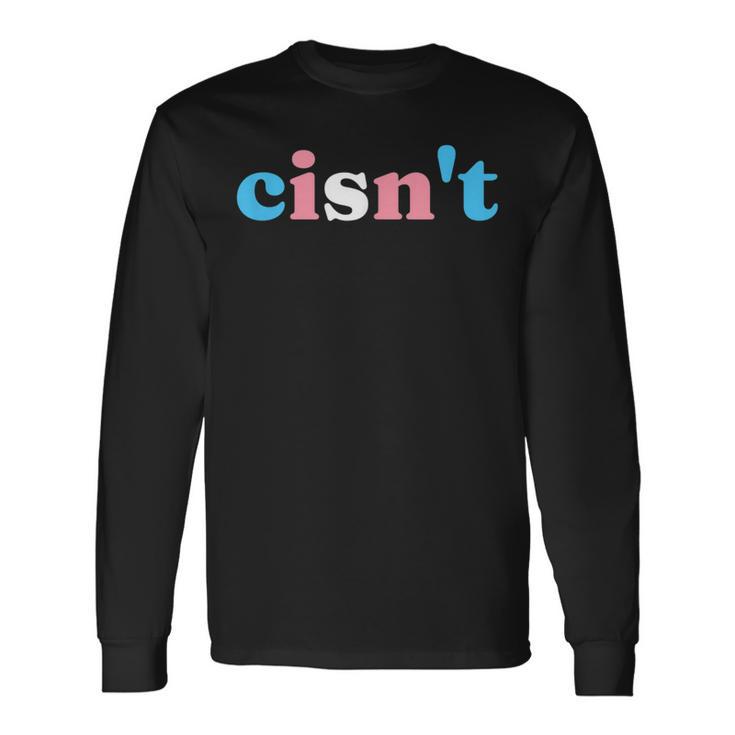 Transgender Pride Cisnt Lgbtq Trans Flag Art Lgbt Ftm Mtf T-shirt à manches longues