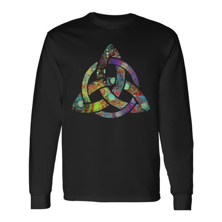 Triquetra ホーリートリニティ ケルトノット 長袖Tシャツ