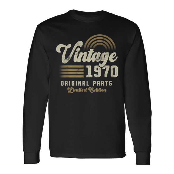 Vintage 1970 オリジナルパーツ 56歳の誕生日 長袖Tシャツ
