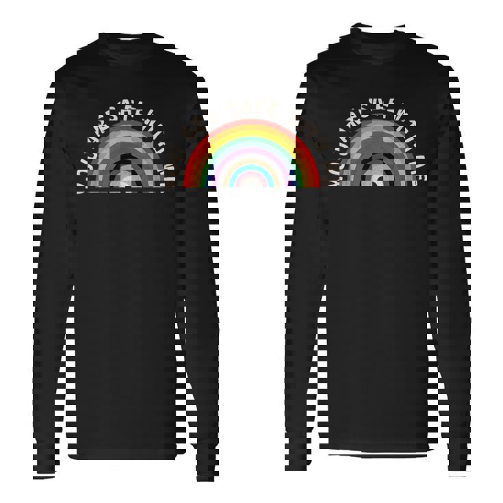 You Areafe With Me 長袖Tシャツ