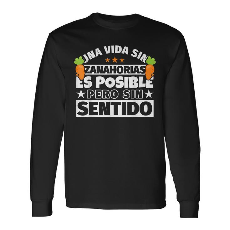 Zanahorias Regalo Gracioso Camiseta de manga larga