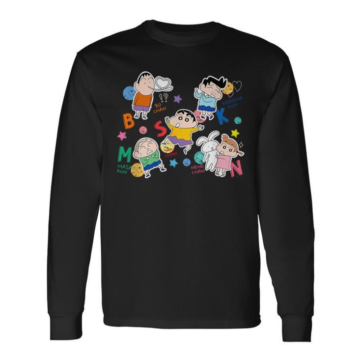 【まんが】クレヨンしんちゃん かすかべ防衛隊 長袖Tシャツ