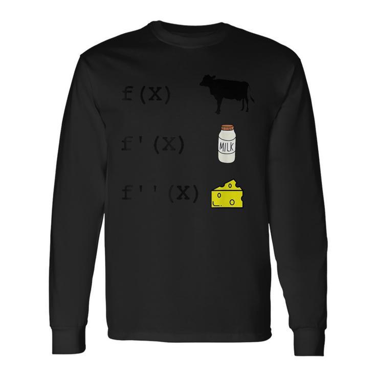 おもしろい 派生分析 数学 数学 先生 生徒 長袖Tシャツ
