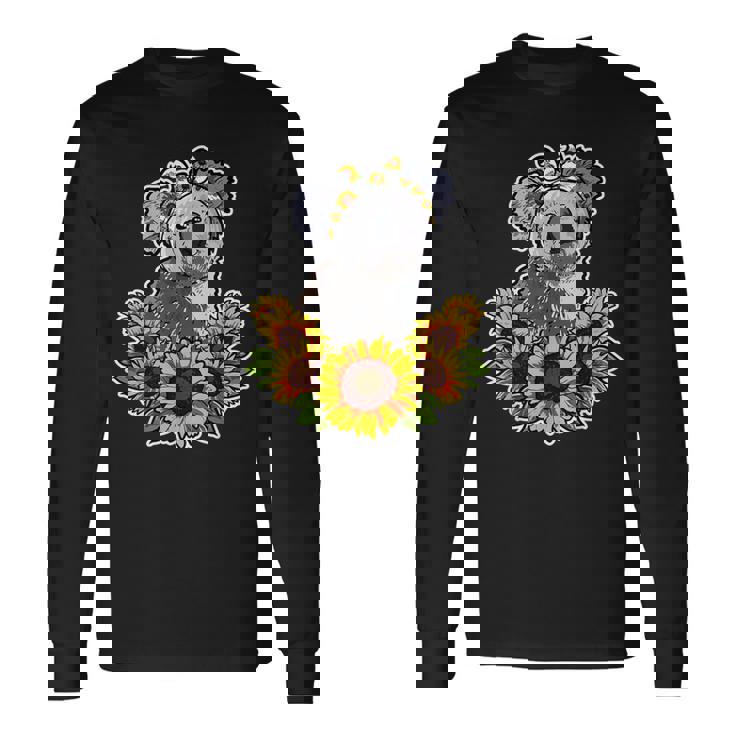 かわいいコアラベア ポイズンひまわりデココアラ 長袖Tシャツ ギフトのアイデア