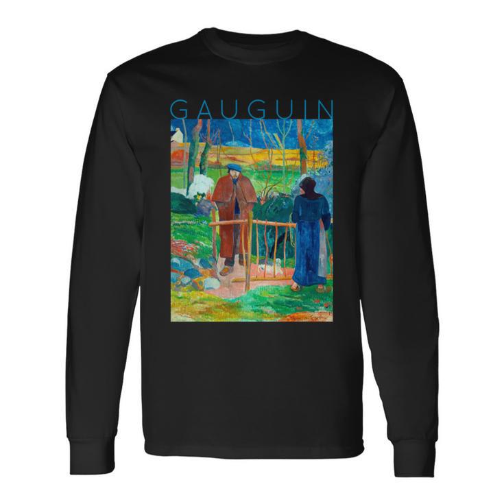 こんにちはゴーギャンさん 長袖tシャツ 長袖Tシャツ