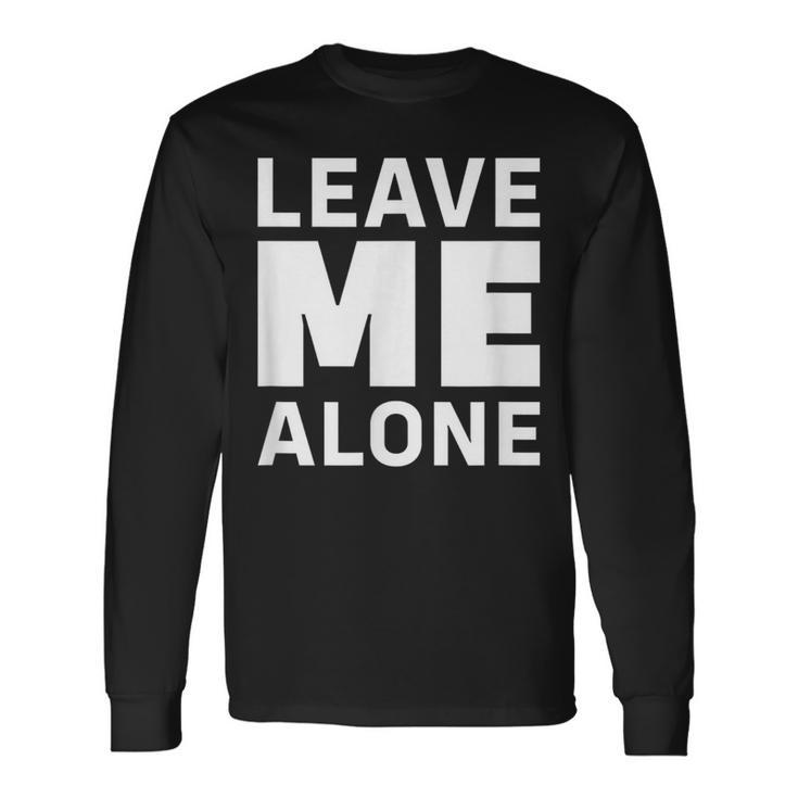 ほっといてくれ 長袖Tシャツ