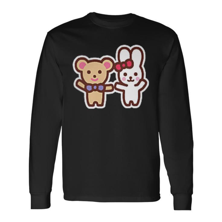 ゆるかわメルちゃん 漫画バックプリント 長袖Tシャツ