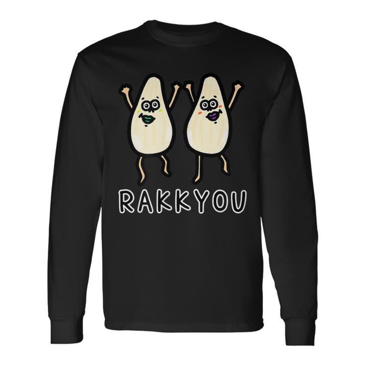 らっきょうさん 長袖Tシャツ