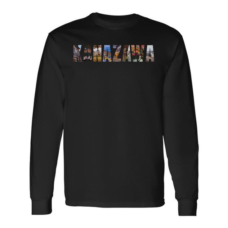 アジア 日本旅行 日本のランドマーク 石川 金沢 長袖Tシャツ