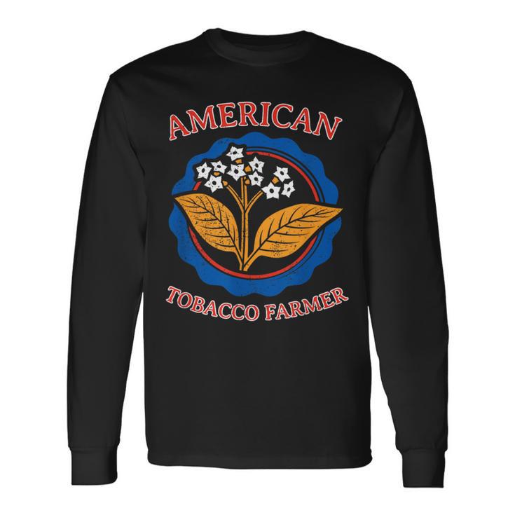 アメリカ タバコ 農家 葉 栽培 雑草 農業 農業 長袖Tシャツ