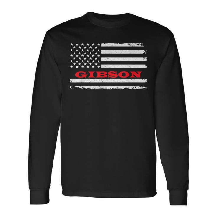 アーカンソー州 アメリカ国旗 ギブソン Usa 愛国心 お土産 長袖Tシャツ ギフトのアイデア