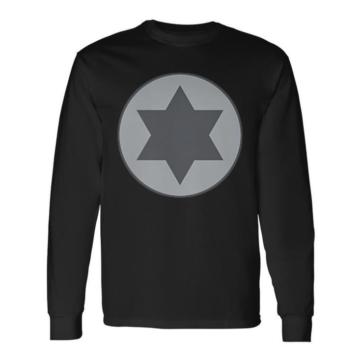 イスラエル空軍 イスラエル防衛隊 ラウンデル ローヴィスバージョン 長袖Tシャツ