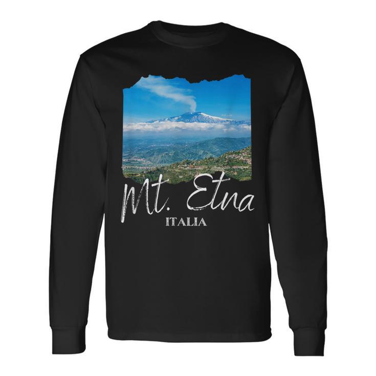 イタリア シチリア島 レモン お土産 シチリア島 長袖Tシャツ